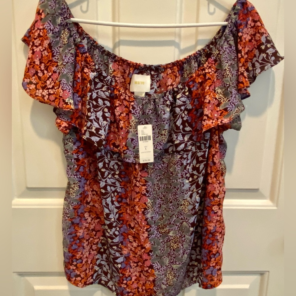 Beautiful Anthropologie Floral Blouse